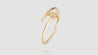 [Pre-Order] 18K Yellow Gold Diamond Chakoch Head Bangle Bracelet (17-20)