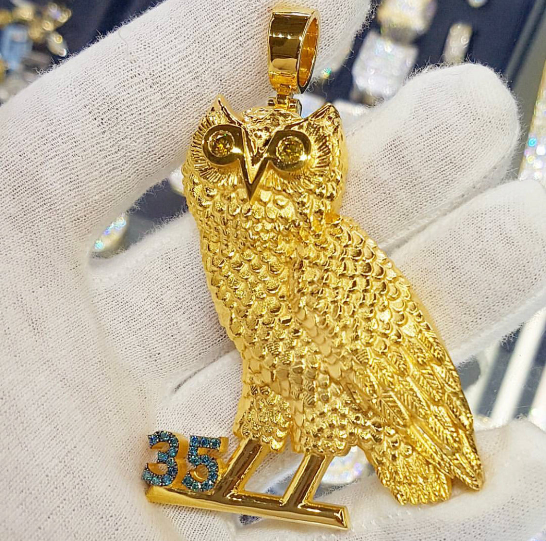 Drake Numbers Chain Drake Ovo Chain