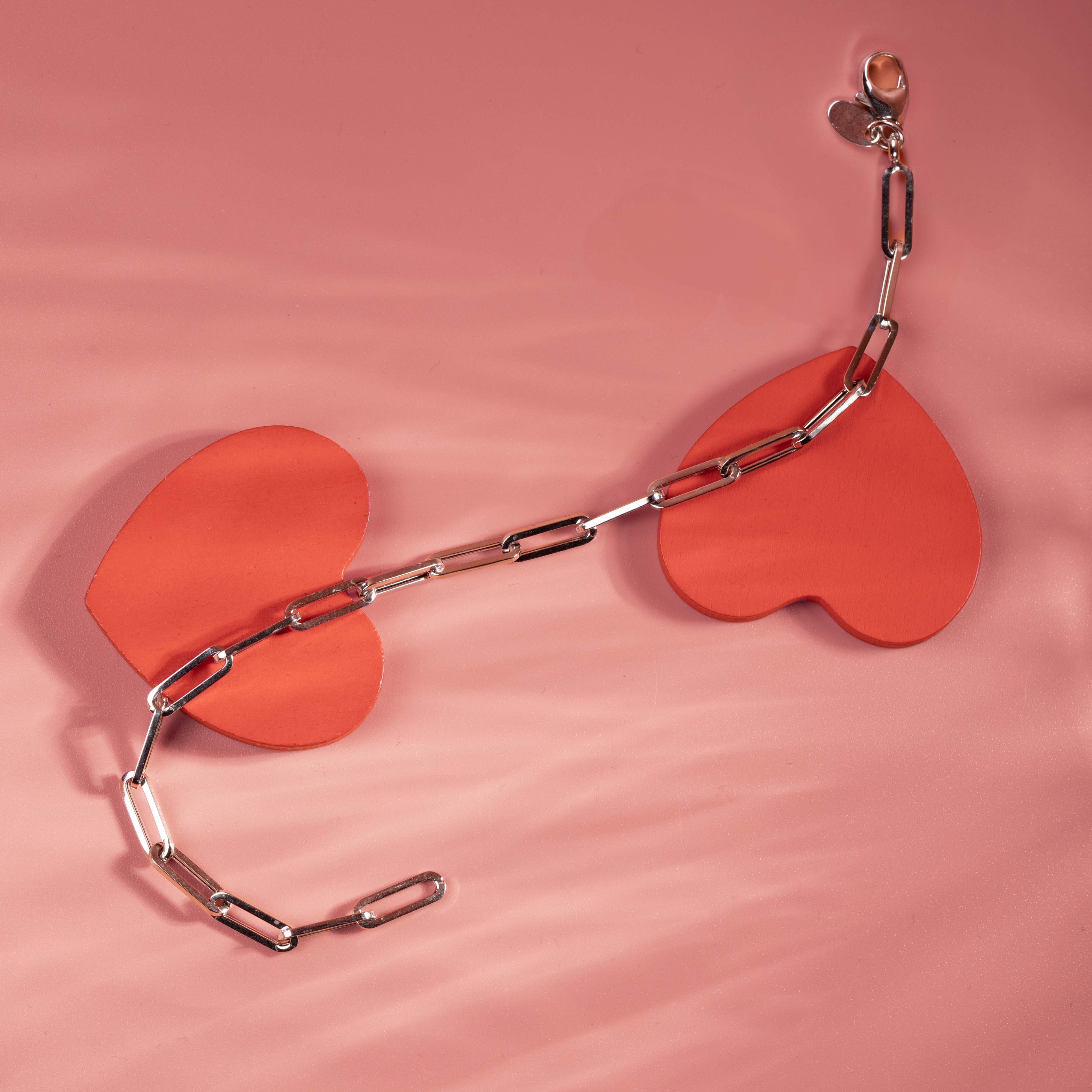 10K White Gold Ladies Paperclip Bracelet