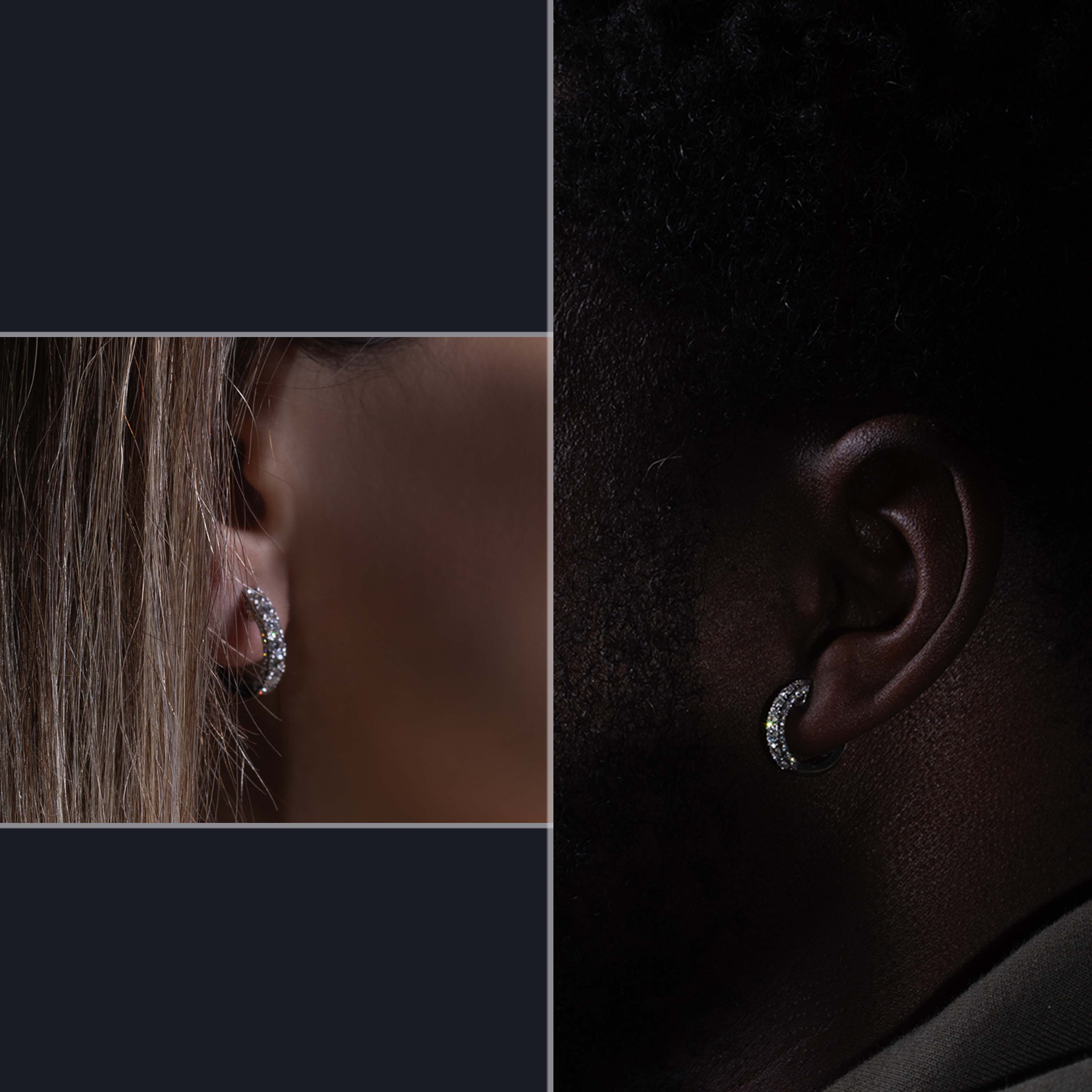 Classic Diamond Huggies