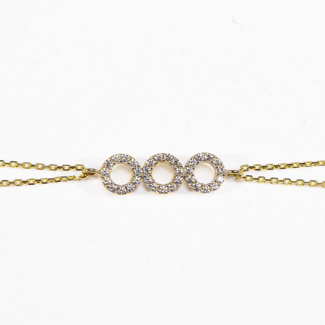 10K Gold Circle of life Bracelet
