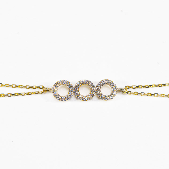 10K Gold Circle of life Bracelet