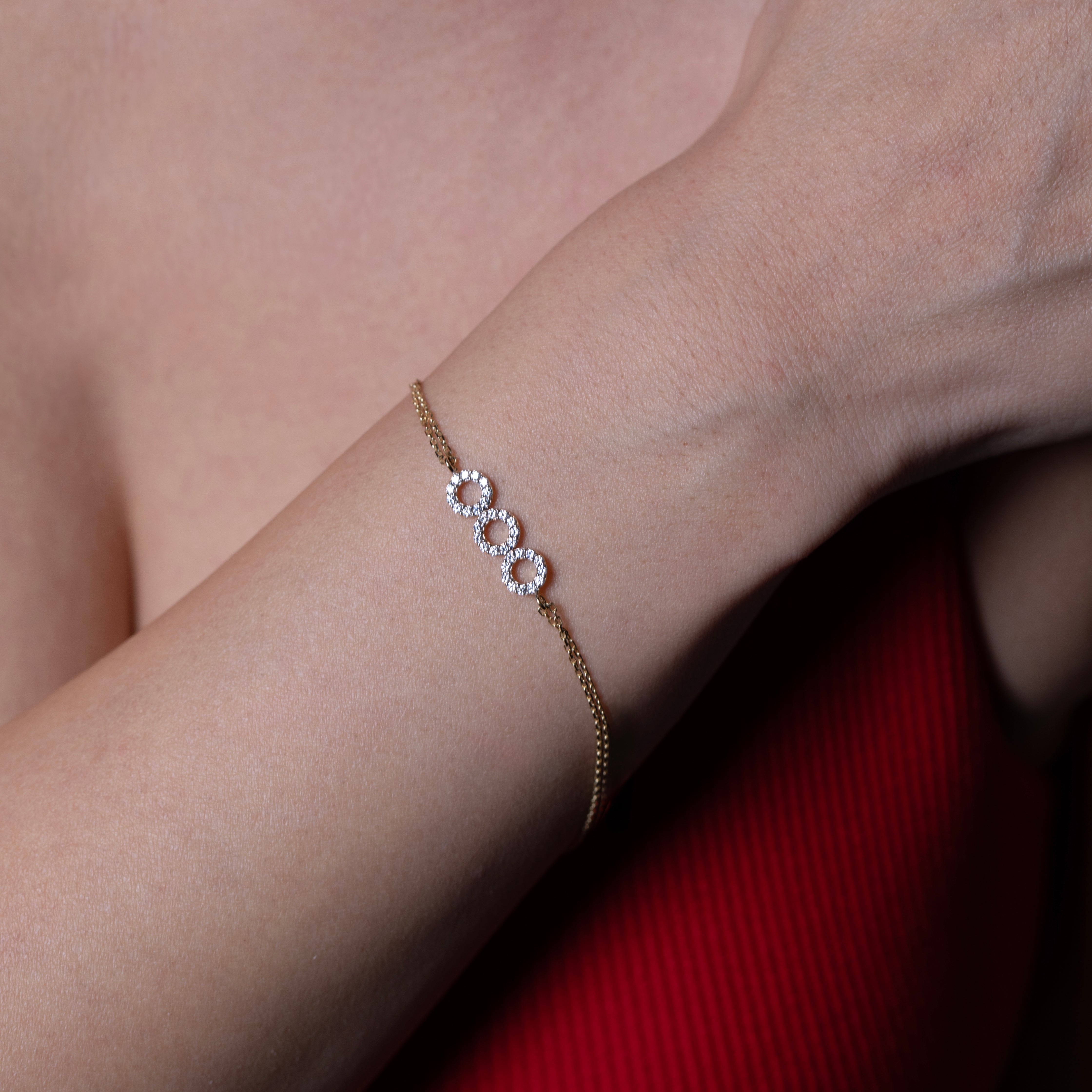 10K Gold Circle of life Bracelet