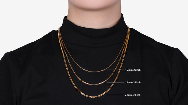 10K Two-Tone Gold Ashor Link Chain