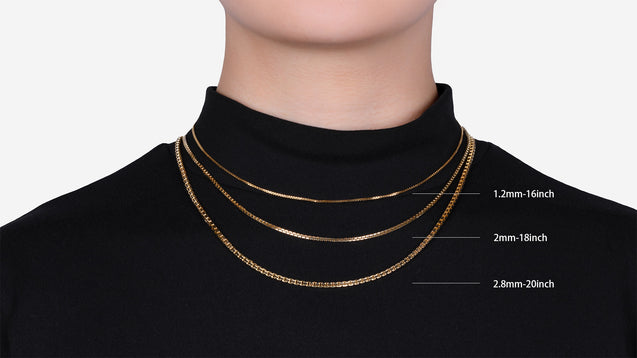 10K Yellow Gold Ashor Link Chain