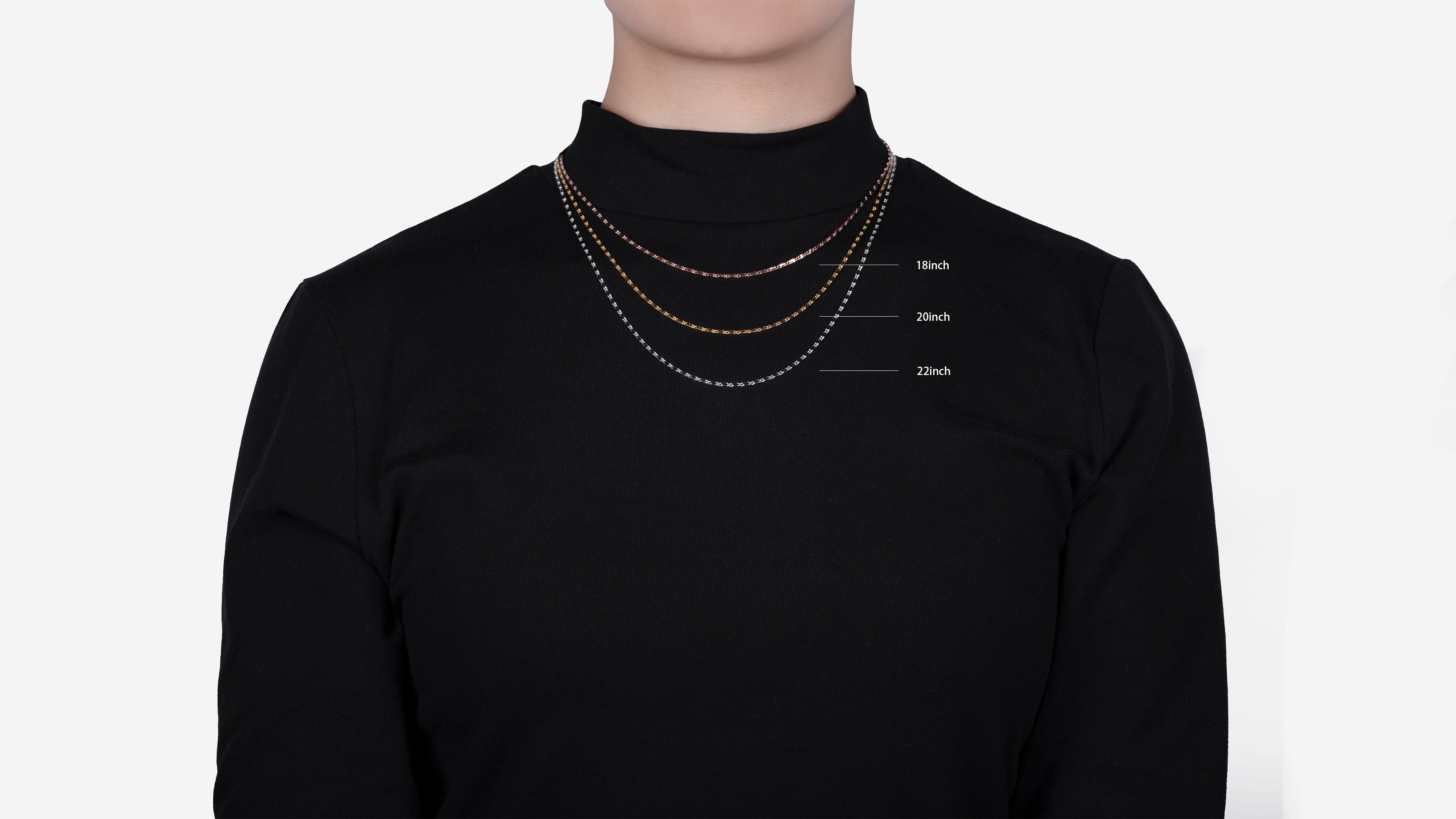 10K Rose Gold Butterfly Link Chain