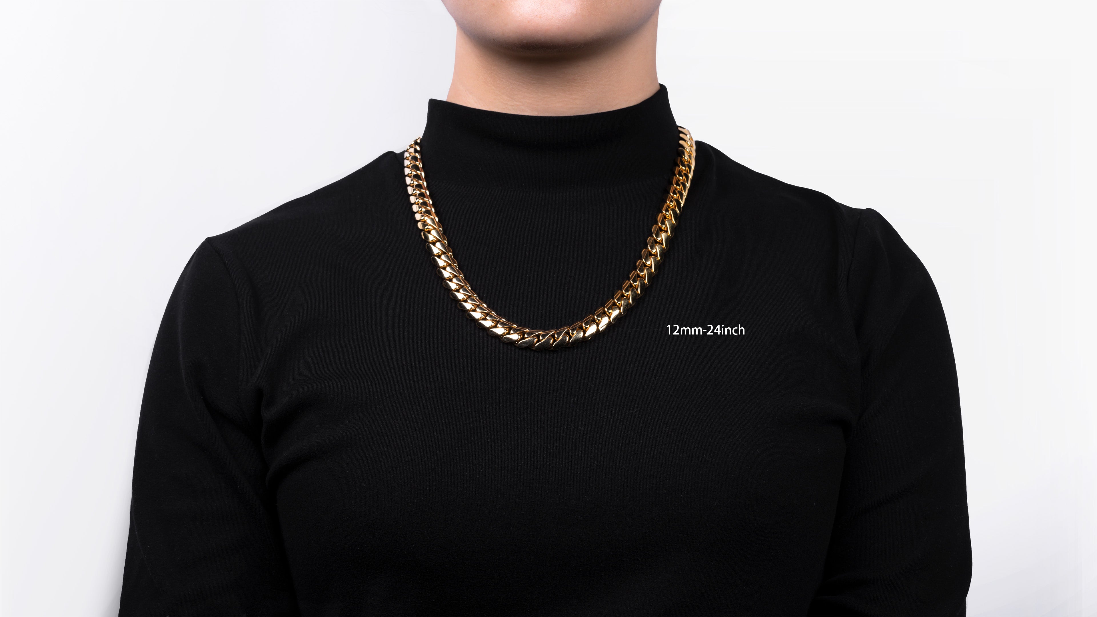 10K Gold Leo Link Chain