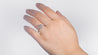 18K White Gold Kilani Signature Cushion Engagement Ring