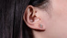 14K Rose Gold Kilani Signature Parallelogram Diamond Earrings