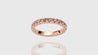 18K Yellow Gold Open Wall Band Ring (0.33CT)