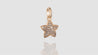 14K Yellow Gold Diamond Mini Charm Star Pendant
