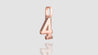 10K Rose Gold Numeric Mini Charm Pendant