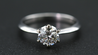 18K White Gold 6-Prong Solitaire Engagement Ring