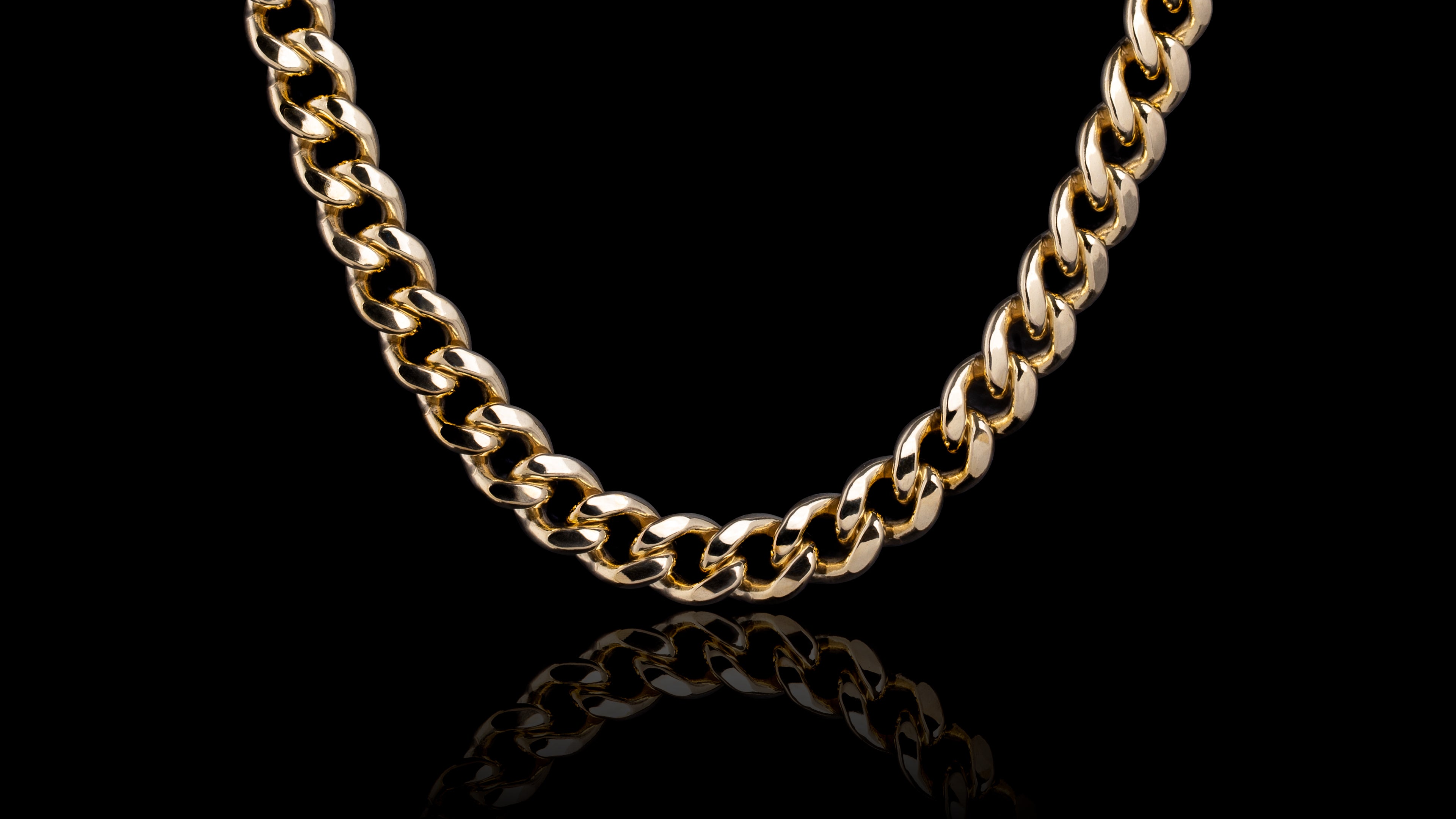10K Gold Leo Link Chain