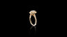 18K Yellow Gold Kilani Signature Oval Engagement Ring