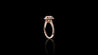 18K Rose Gold Kilani Signature Oval Engagement Ring