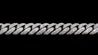 10K White Gold ToranoMAX™ Setting Diamond Cuban Link Chain