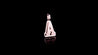 10K Rose Gold Brushed Initial Block Pendant