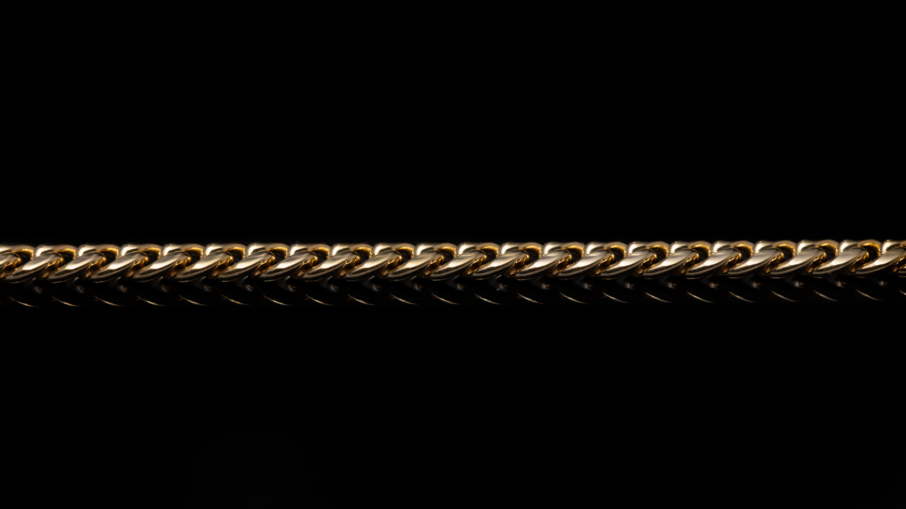 10K Gold Leo Link Bracelet
