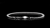 10K White Gold Leo Link Bracelet