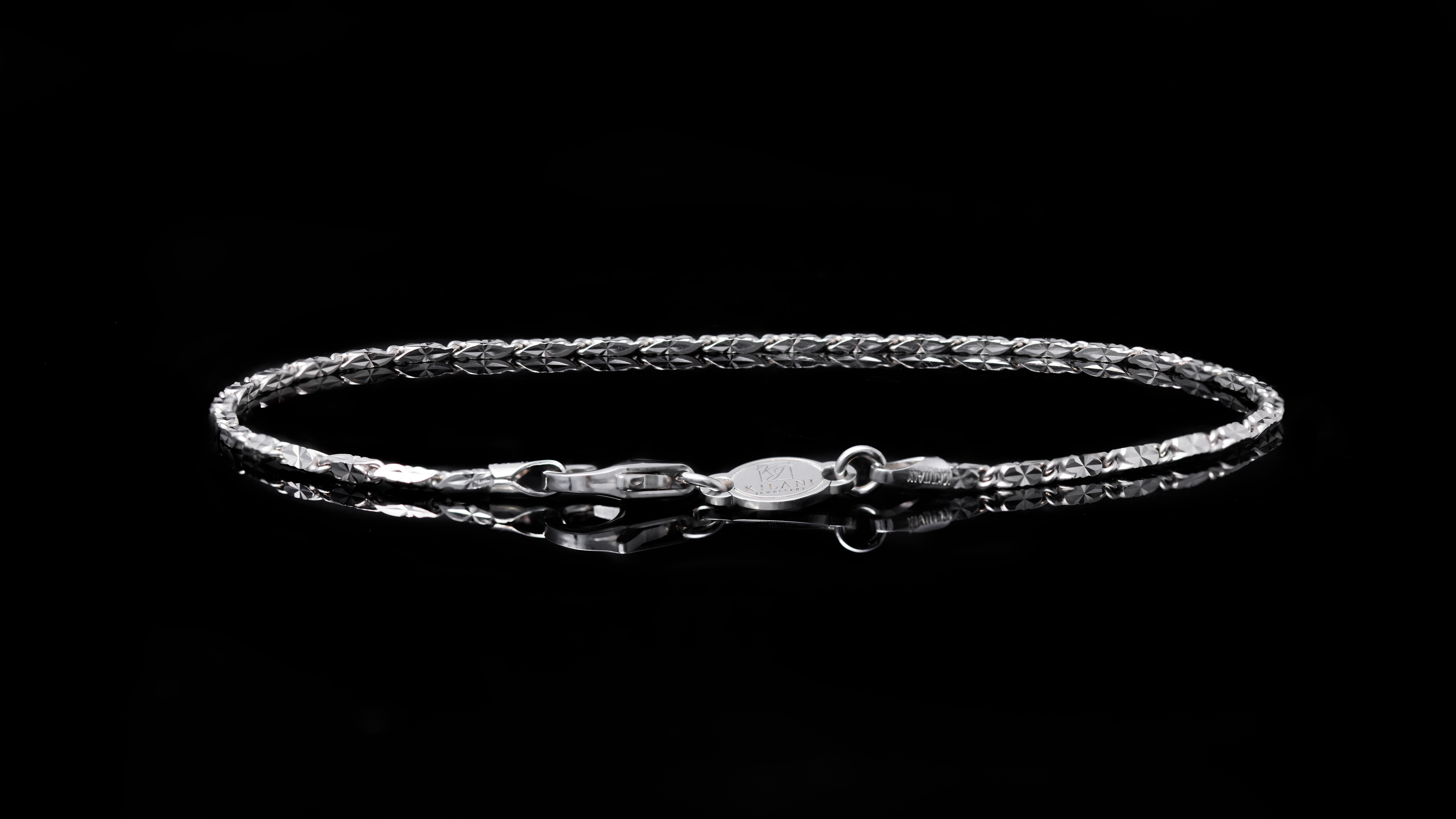 10K Gold Butterfly Link Bracelet