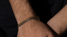 10K White Gold Leo Link Bracelet