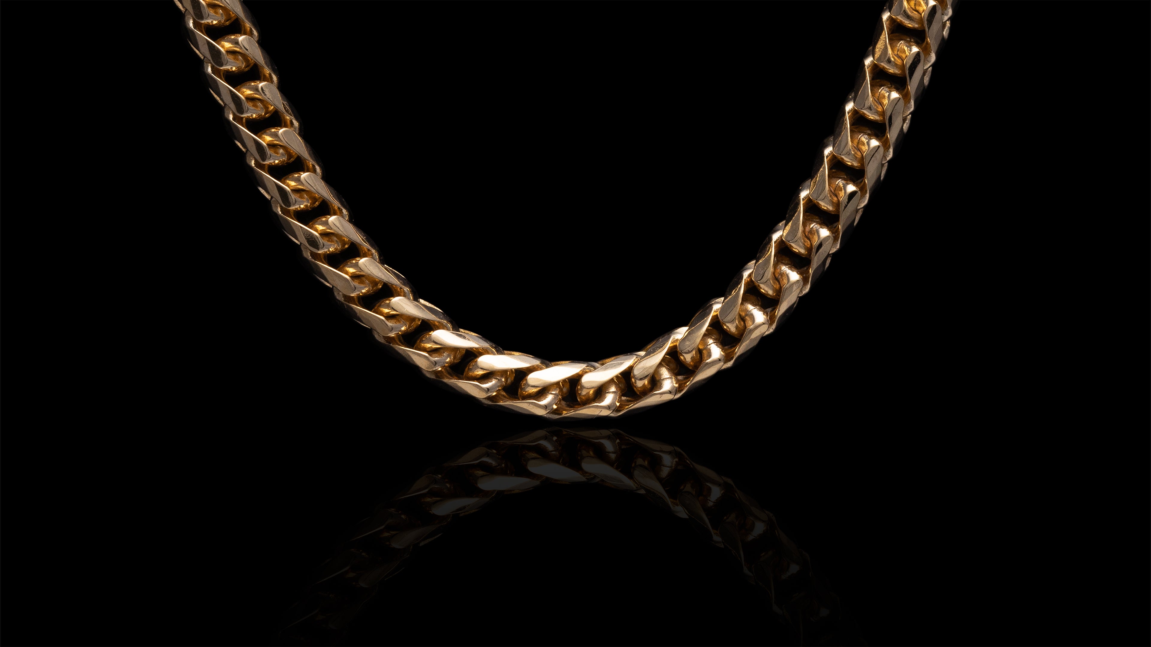 10K Gold Basra Link Chain