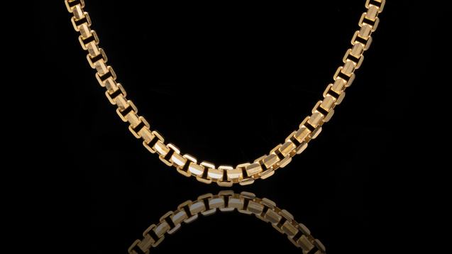 10K Yellow Gold Ashor Link Chain