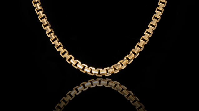 10K Yellow Gold Ashor Link Chain