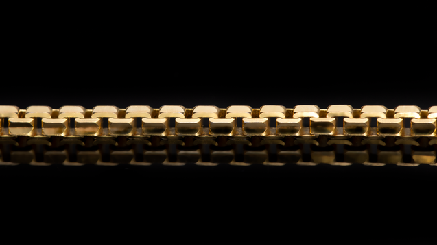 18K Yellow Gold Ashor Link Chain