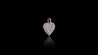 14K Two-Tone Gold Flat Layered Diamond Heart Pendant