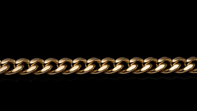 10K Yellow Gold Leo Link Chain