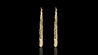 10K Yellow Gold Big Bamboo Hoop Earrings