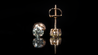 14K Rose Gold Single Diamond Stud Earrings