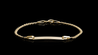 10K Yellow Gold Anchor Link ID Bracelet