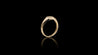 10K Yellow Gold Plain Round Signet Ring
