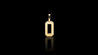 10K Yellow Gold Numeric Mini Charm Pendant