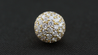 18K Yellow Gold Sphere Diamond Earrings