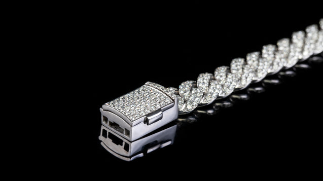 10K White Gold ToranoMax™ Cuban Link Diamond Bracelet