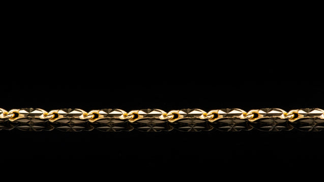 10K Yellow Gold Butterfly Link Chain