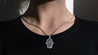 10K White Gold Hamsa Hand Diamond Pendant