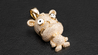 14k Yellow Gold Tiger Chinese Zodiac Diamond Pendant