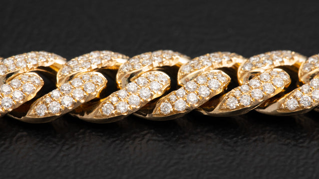 10K Yellow Gold ToranoMAX™ Cuban Link Diamond Bracelet