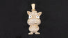 14K Yellow Gold Horse Chinese Zodiac Diamond Pendant