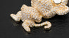 14K Yellow Gold Monkey Chinese Zodiac Diamond Pendant
