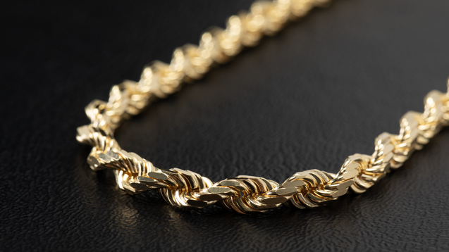 10K Yellow Gold Hatra Link Chain