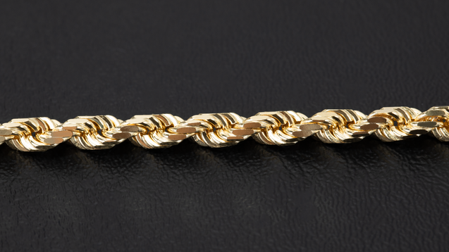 18K Yellow Gold Hatra Link Chain