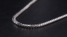 10K White Gold Basra Link Chain