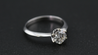 18K White Gold 6-Prong Solitaire Engagement Ring