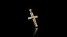 10K Yellow Gold 3D Large Crucifix Cross